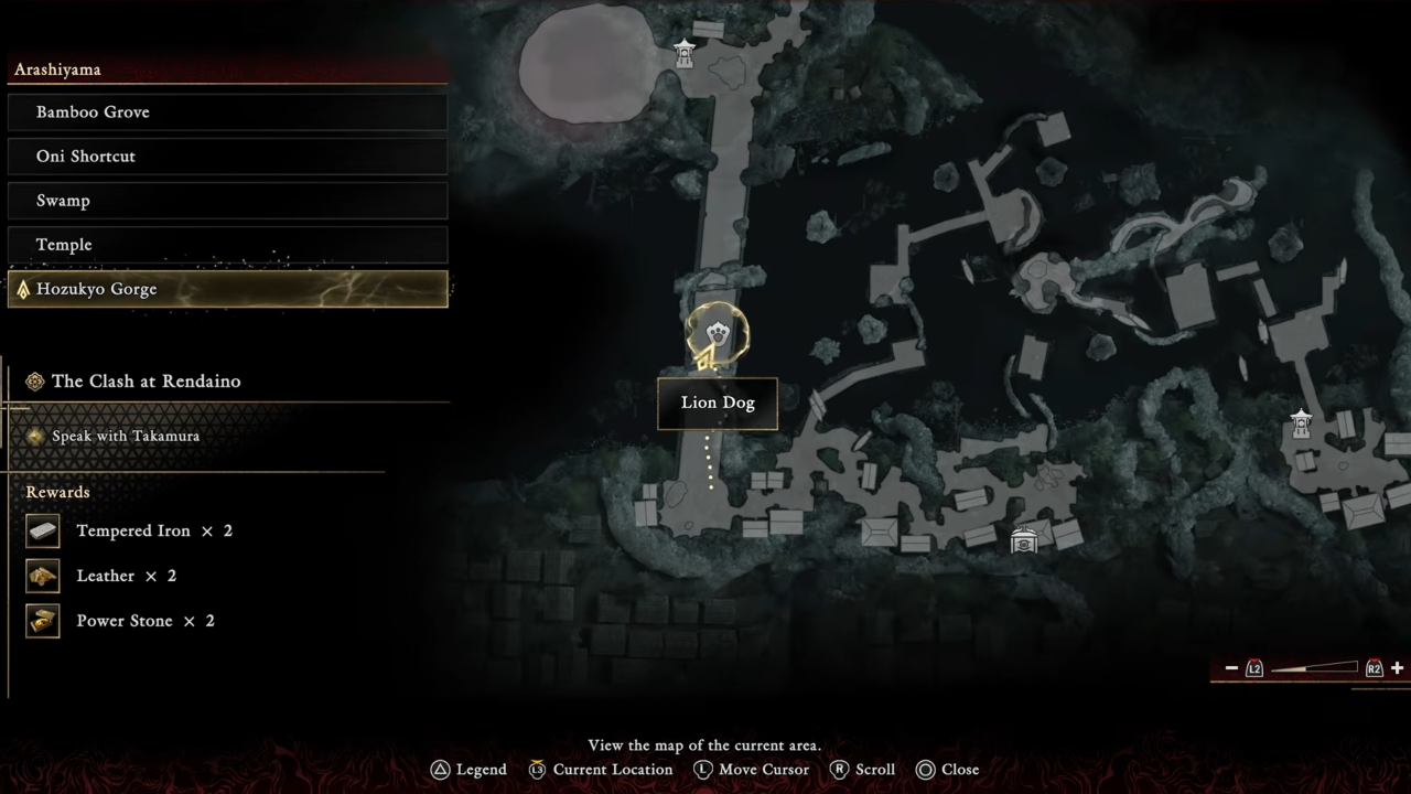 Onimusha WotS Lion Dog #14 Location