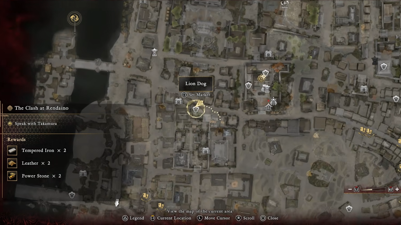 Onimusha WotS Lion Dog #17 Location