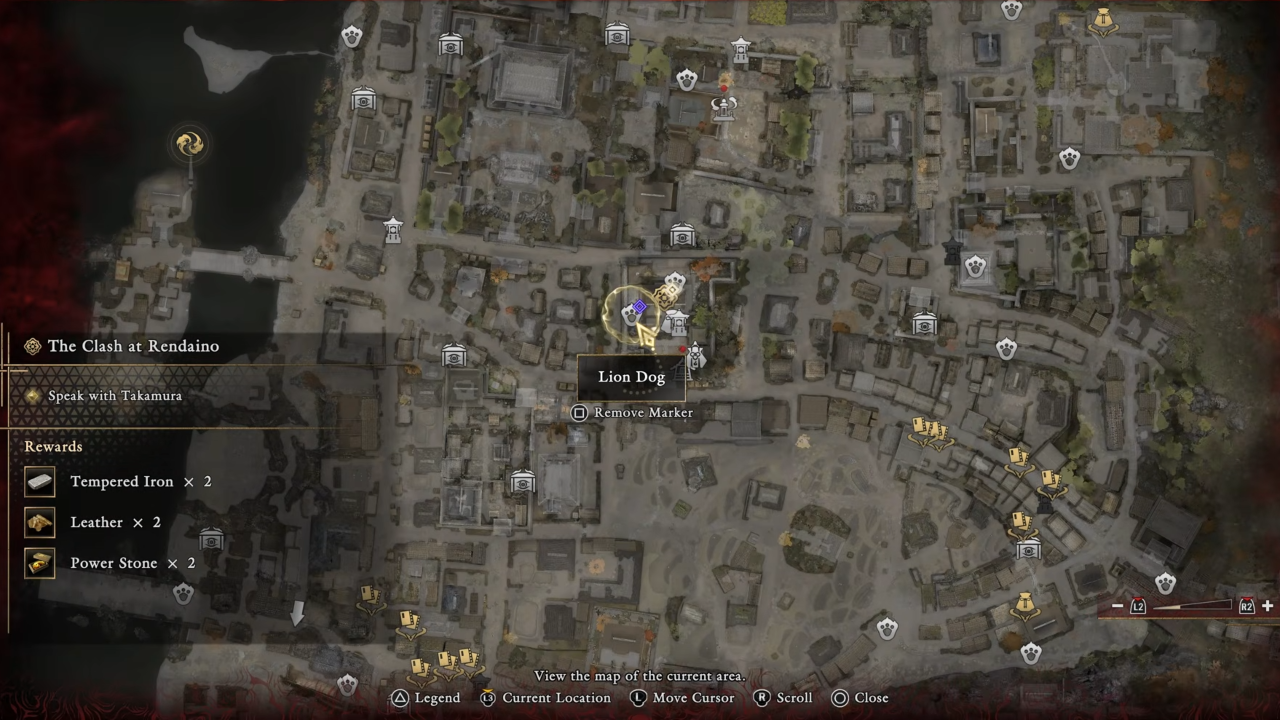 Onimusha WotS Lion Dog #18 Location