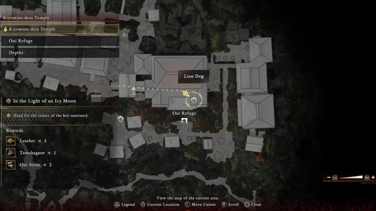 Onimusha WotS Lion Dog #2 Location