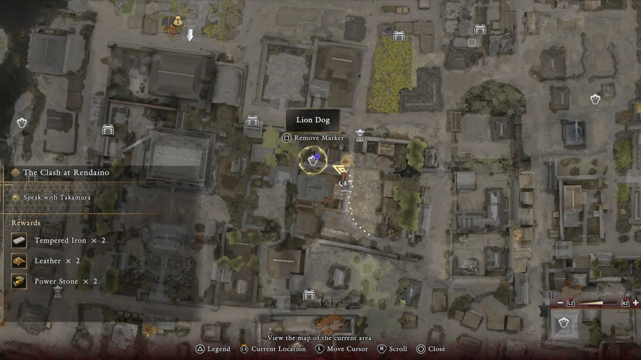 Onimusha WotS Lion Dog #20 Location