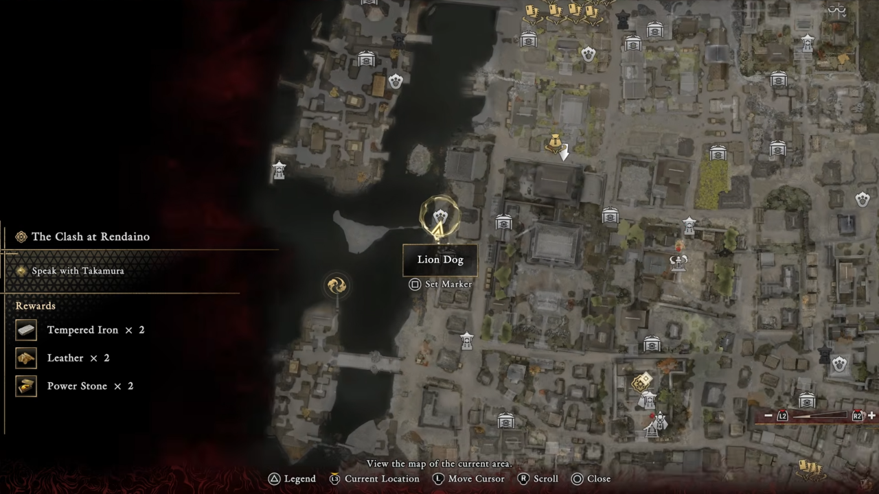 Onimusha WotS Lion Dog #21 Location