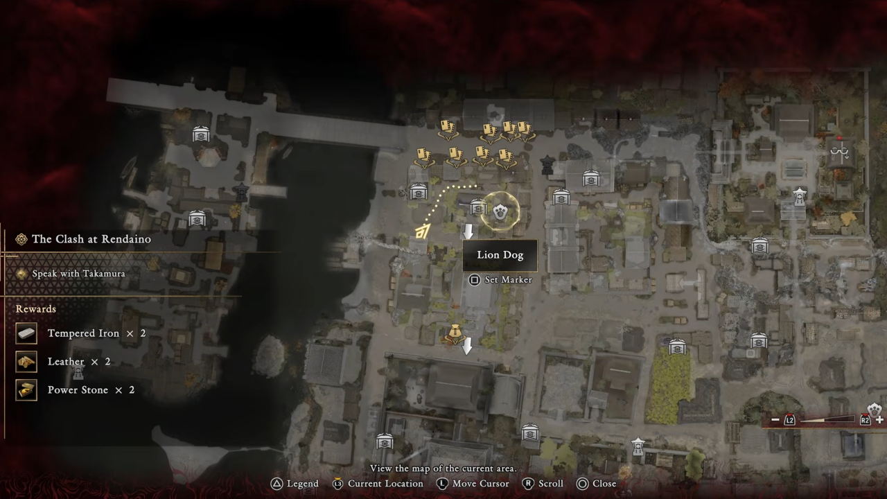 Onimusha WotS Lion Dog #23 Location