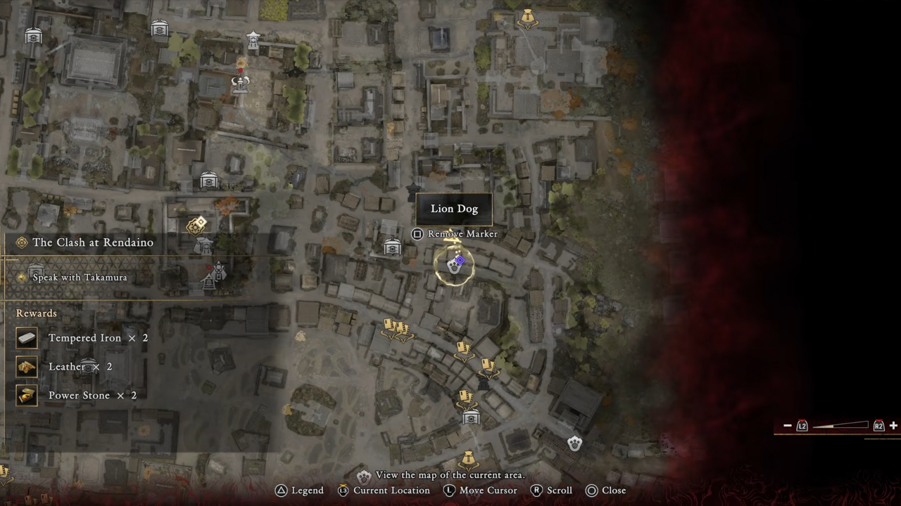 Onimusha WotS Lion Dog #27 Location