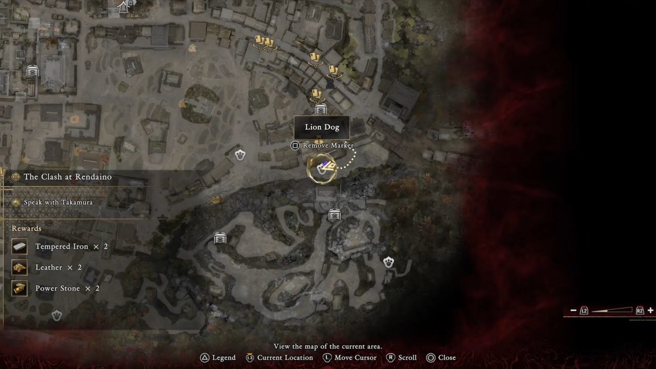 Onimusha WotS Lion Dog #29 Location