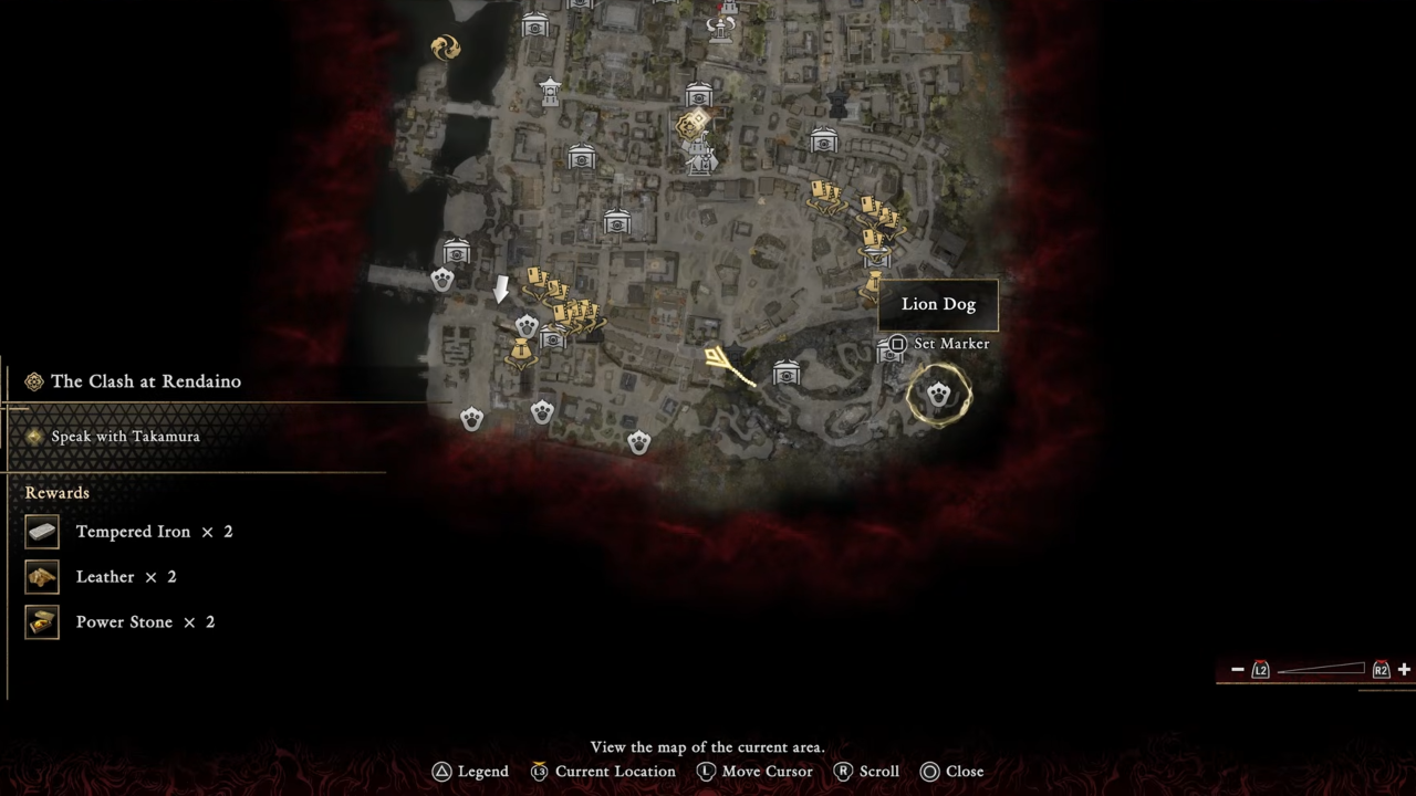 Onimusha WotS Lion Dog #31 Location
