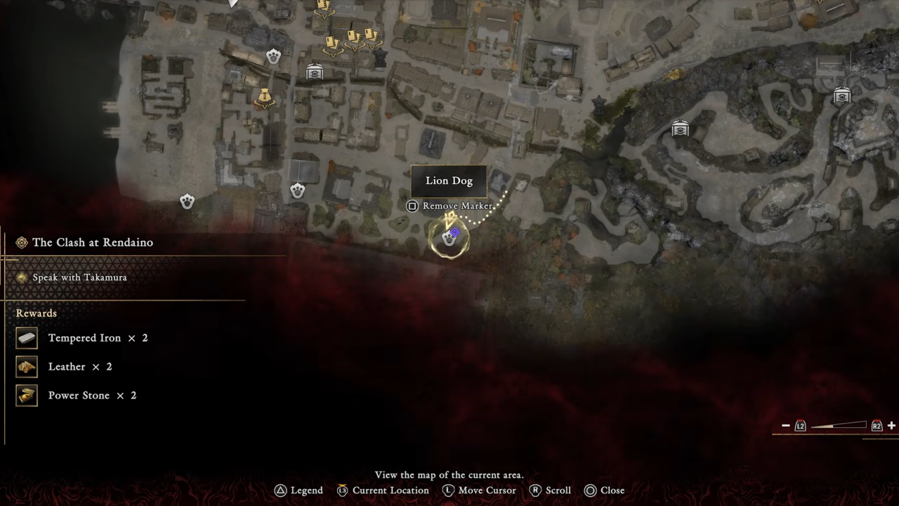 Onimusha WotS Lion Dog #32 Location