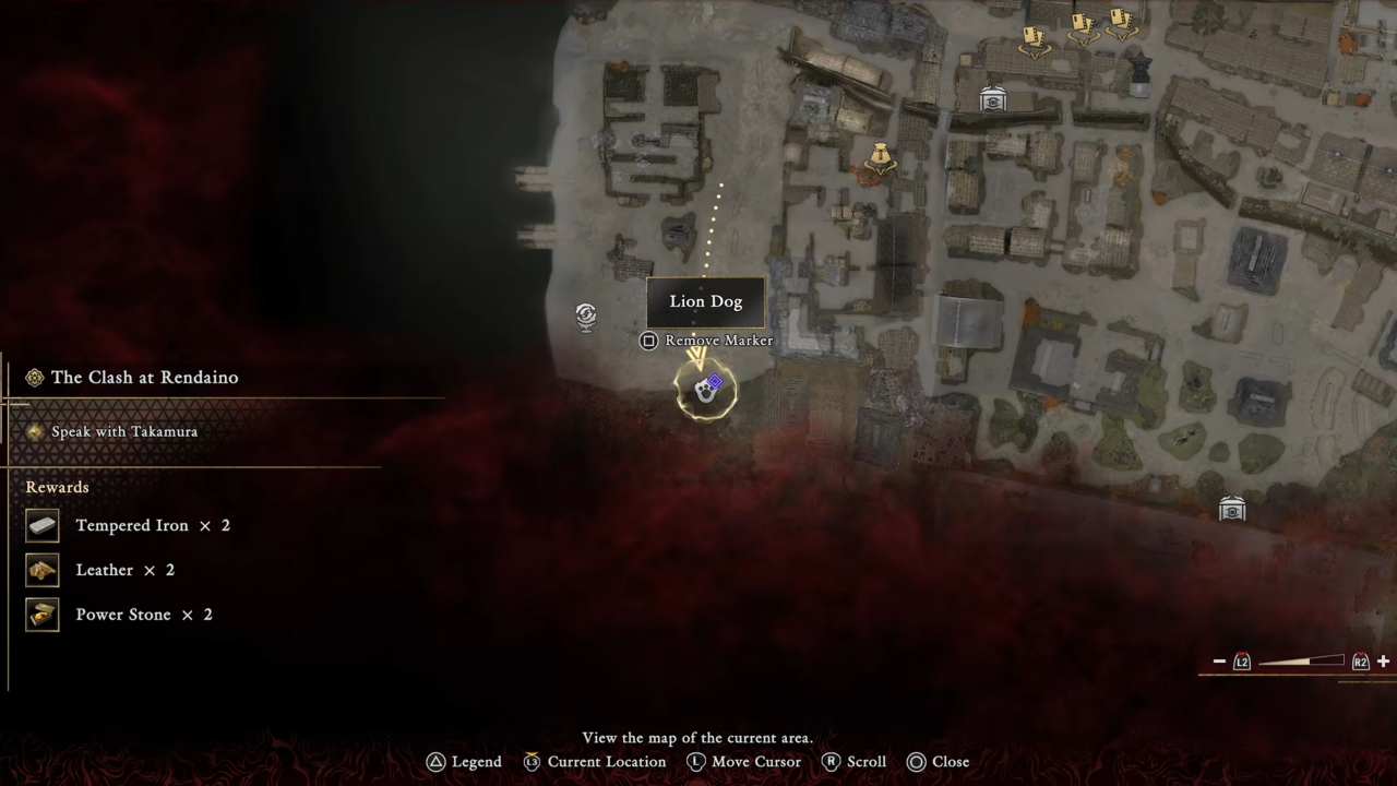 Onimusha WotS Lion Dog #35 Location