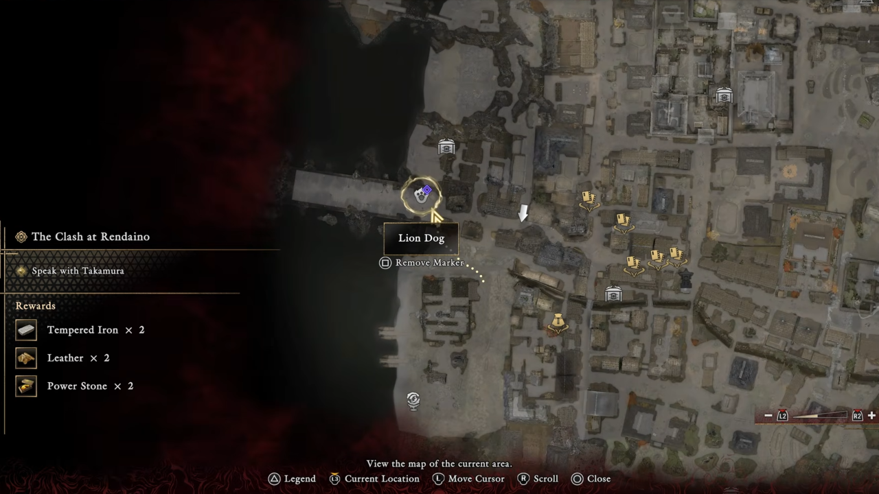 Onimusha WotS Lion Dog #36 Location