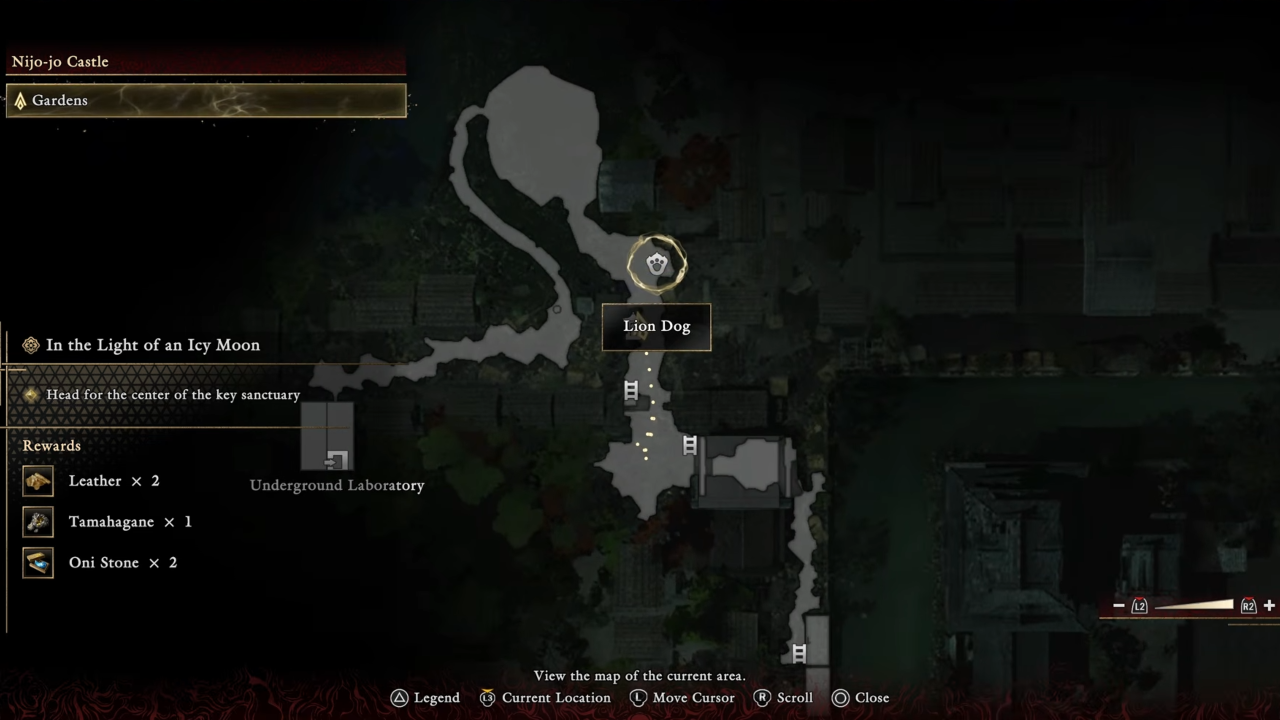 Onimusha WotS Lion Dog #5 Location