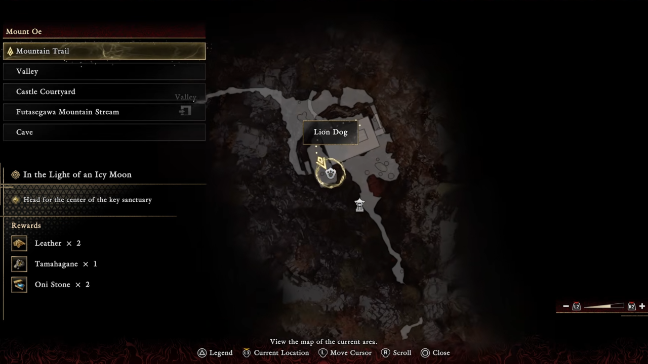Onimusha WotS Lion Dog #8 Location