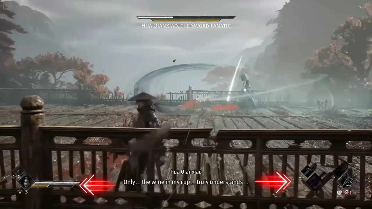 Phantom Blade Zero - Weapon Swapping red arrows indicator