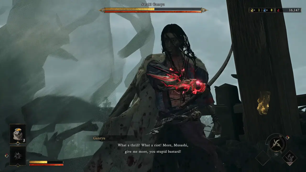 Sasaki Ganryu Second Phase - Onimusha Way of the Sword