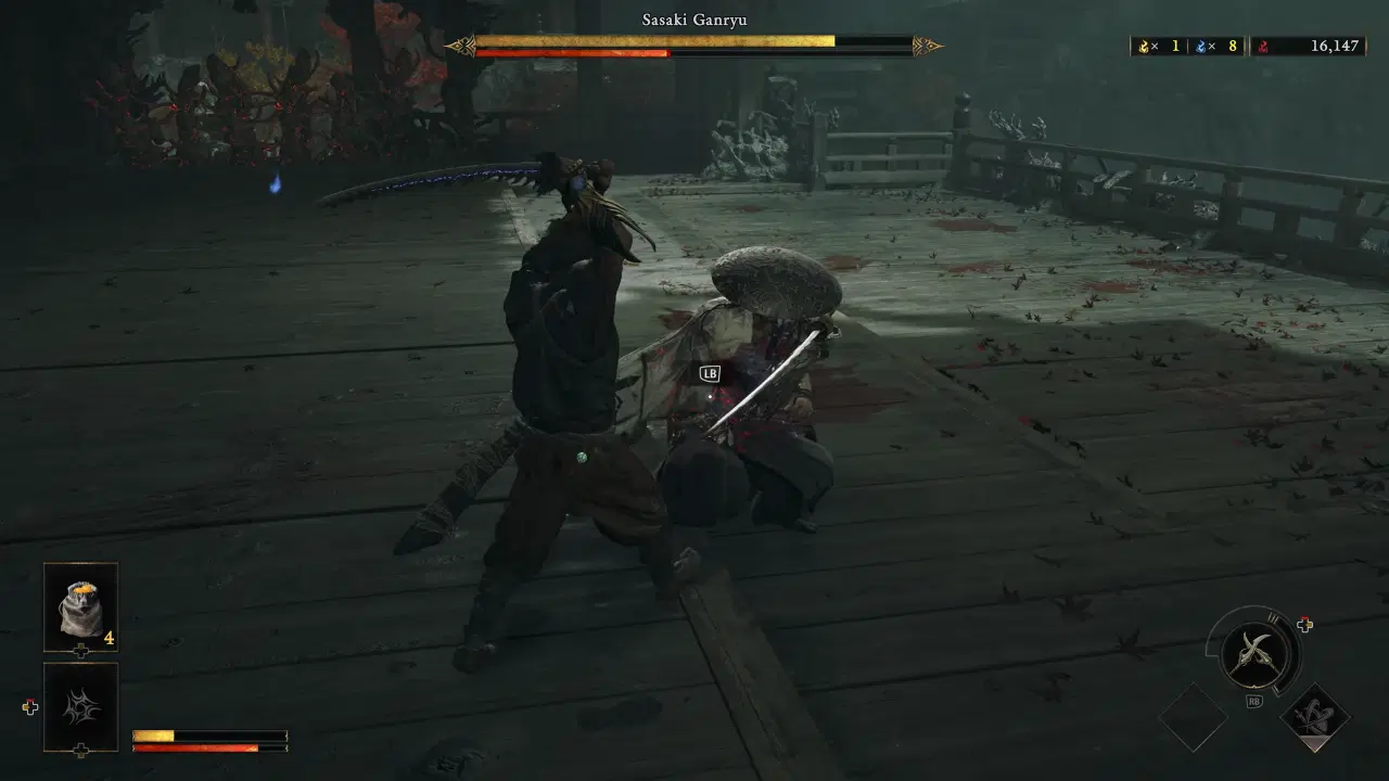 Sasaki Ganryu Single and Multi-Stab move