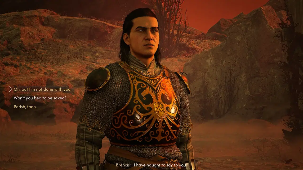 Invite Brencis in or Let him perish in Blood of Dawnwalker