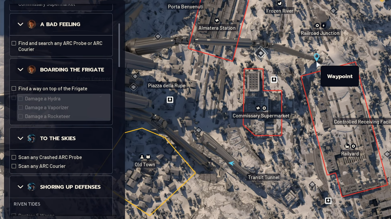 Sizing Thing Up quest objective #2 map location