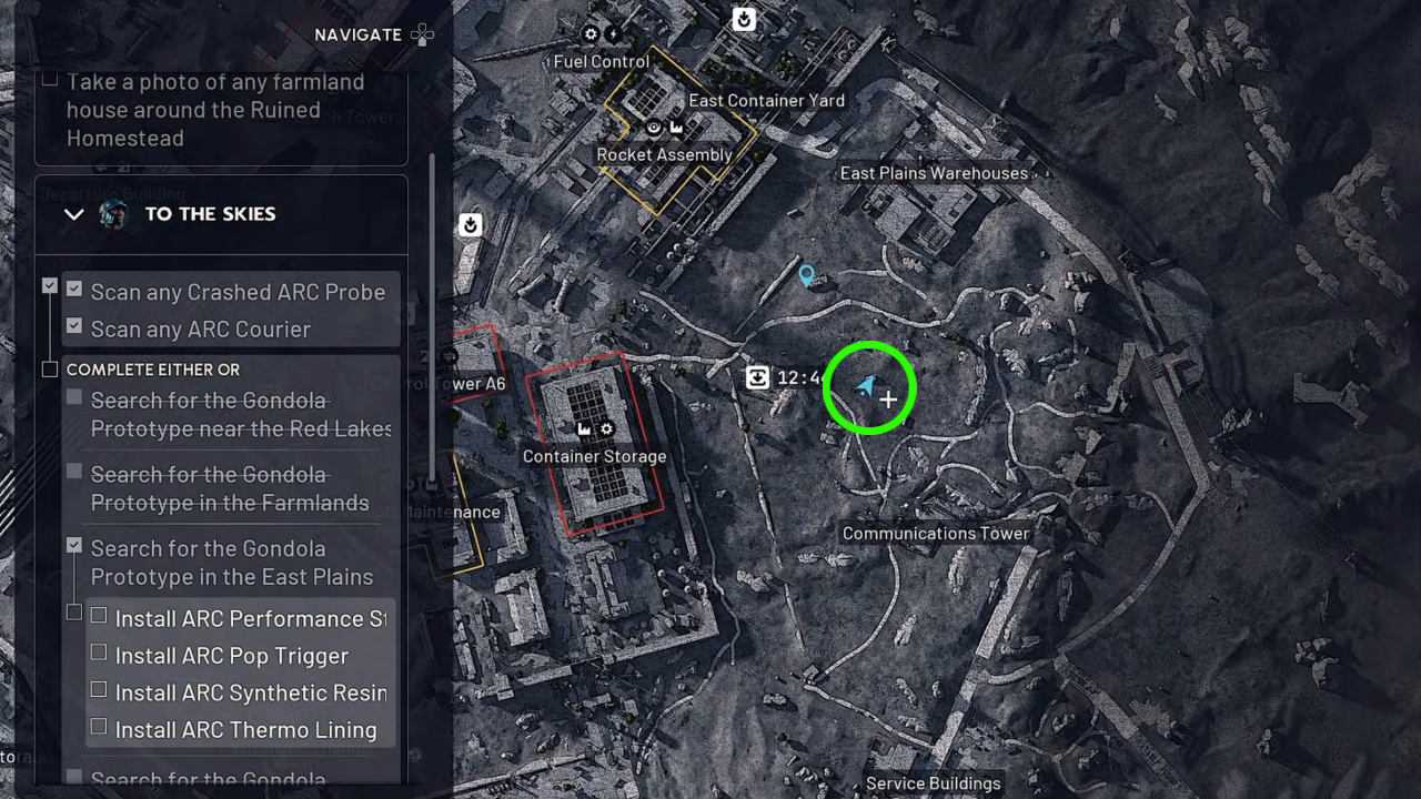 Spaceport Gondola Location in ARC Raiders
