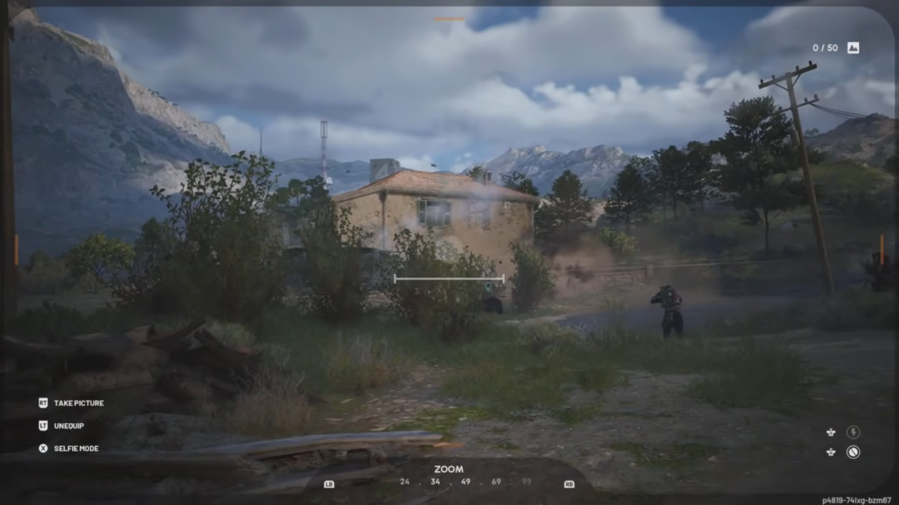 Taking a Photo of a Farmland House in Ruined Homestead in ARC Raiders