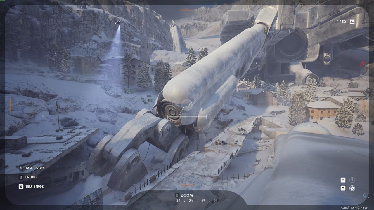Take a Photo of the Emperor's Leg by the Bridge Outside Old Town objective