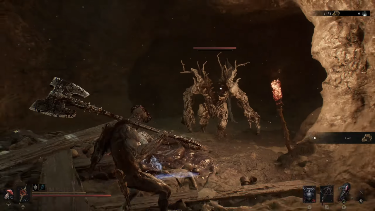 Tarred Vestiges in lower level of Feeding Grounds Dungeon