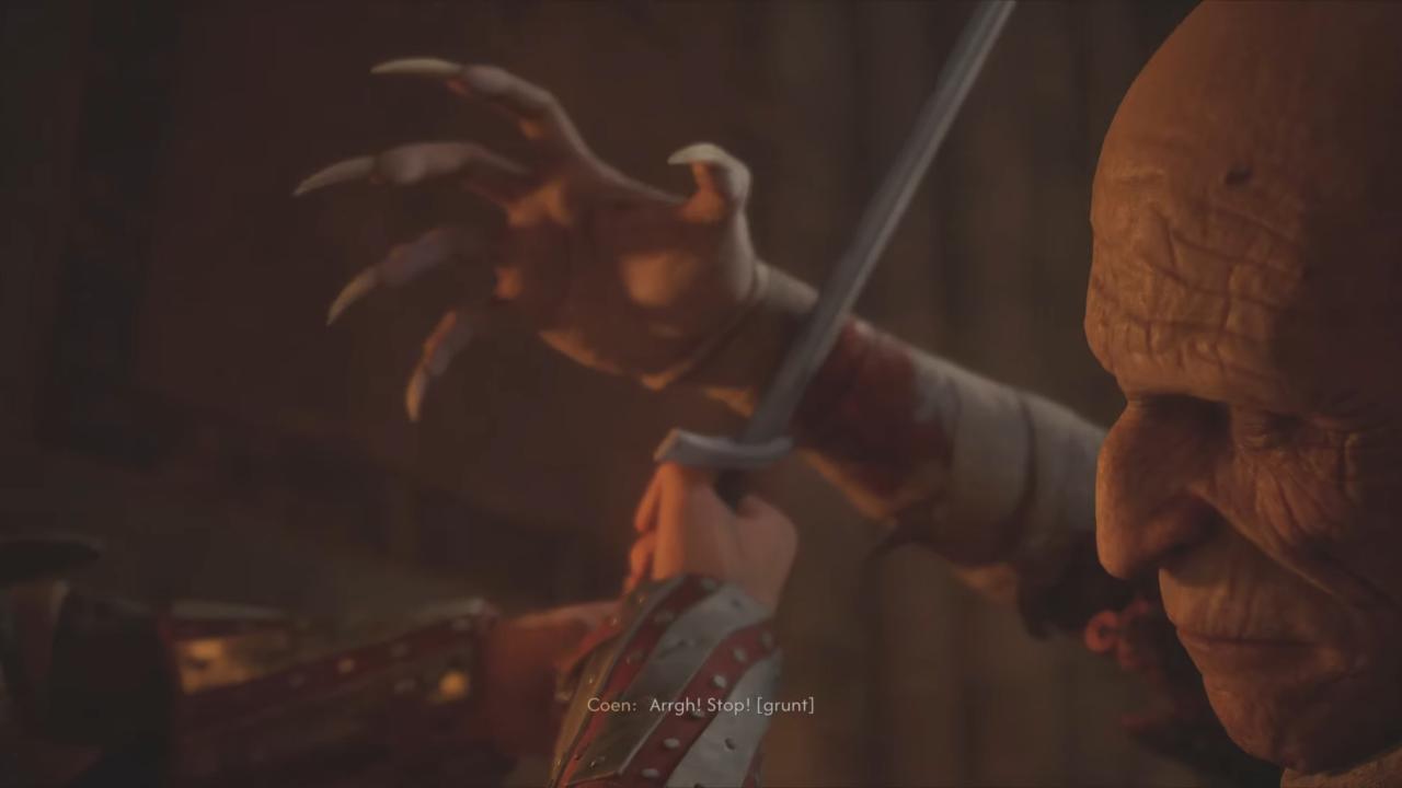 Save Catalin choice scene in The Blood of Dawnwalker